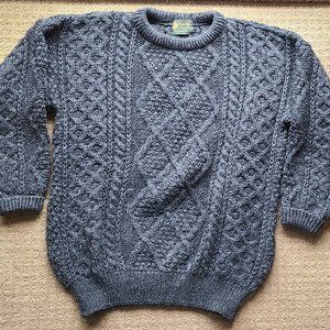 Authentic Scottish Wool (Fisherman Knit) Sweater